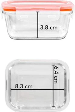Lock&Lock Glazen Mini Vershoudbakjes - Glazen Bakjes Met Deksel - Ovenschaaltjes Met Deksel - Set Van 9 Stuks - 160 Ml -Winkel Voor Dagelijkse Benodigdheden 804x1200 8