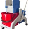 Mopwagen | 2 Emmers 18Liter| Kunststof| Inclusief Wringpers
