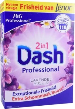 Dash 2in1 Waspoeder En Wasverzachter Lavendel En Kamille - 110 Wasbeurten
