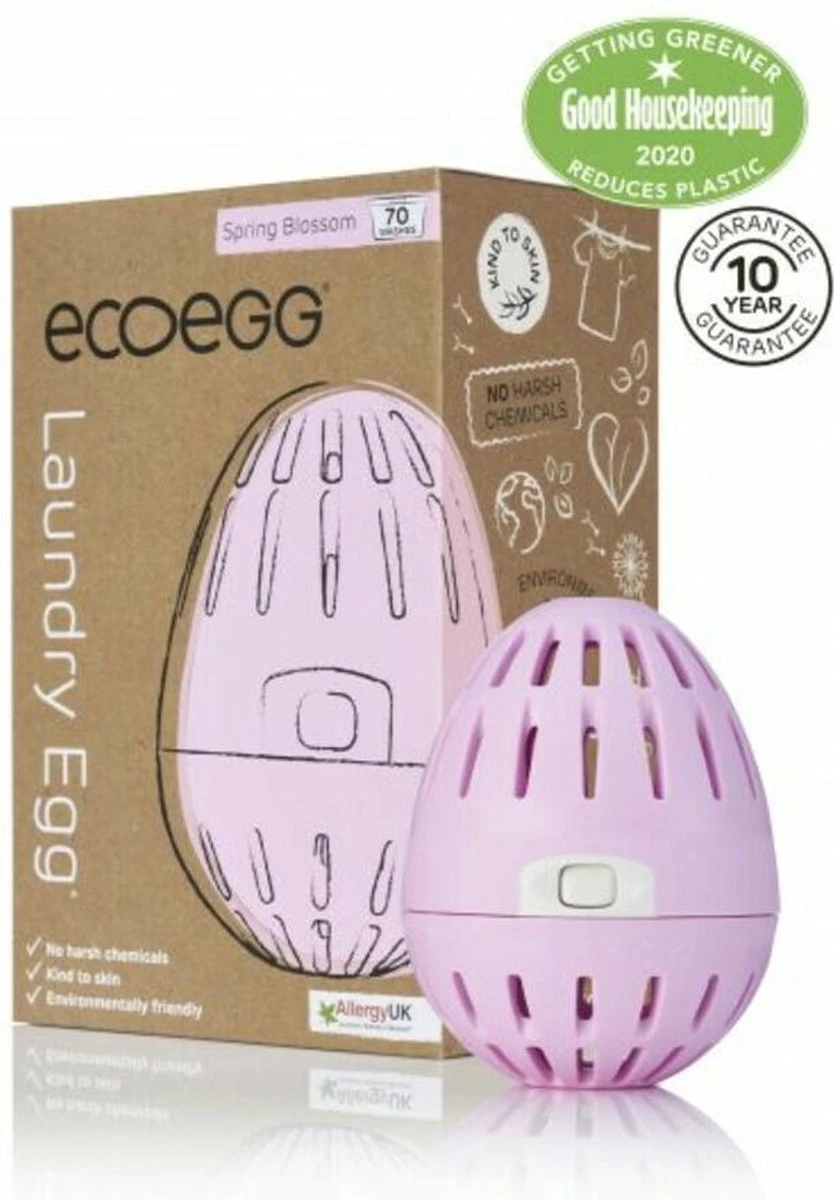 Eco-egg Wasbol Springbloesem 70 - Wasbeurten 4 Eco-egg Wasbol Springbloesem 70 - Wasbeurten - Afbeelding 2