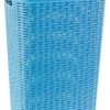 Grote Rotan Wasmand/opbergmand Met Deksel 60 Liter In Kleur Lichtblauw - Kunststof - L35 X B43 X H62 Cm - Wasmanden -Winkel Voor Dagelijkse Benodigdheden 852x1200 4