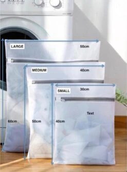 Merkloos Laundry Bag | Waszak | Set Van 4 Waszakken Met Rits | Transparant | Wasnet | Waszakjes | Vakantie Als Kledingsorteerder | Groot Formaat | Laken/schoenen/bh/ondergoed/kleding -Winkel Voor Dagelijkse Benodigdheden 886x1200