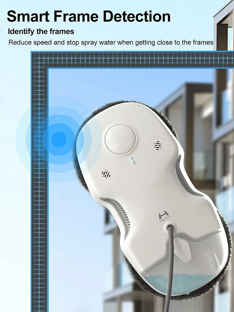 Hutt C6 Robot Ramen Reiniger Met Afstandsbediening - Ramen Wassen - Automatisch - Afstandsbediening - Anti Val - Wit 6 Hutt C6 Robot Ramen Reiniger Met Afstandsbediening - Ramen Wassen - Automatisch - Afstandsbediening - Anti Val - Wit - Afbeelding 4