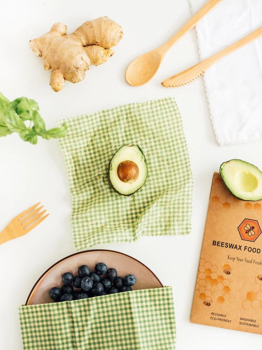 Bijenwas Wraps - Beeswax Food Wrap - Beewax - Bee Wrap - Bijenwasdoek - Zero Waste - 3 Stuks; Klein, Middel, Groot - Herbruikbaar - Duurzaam Cadeau - Boterhamzakje - Bijenwas Doek - Beeswax Wraps - Herbruikbaar Boterhamzakje - Bijenwas Vellen 5 Bijenwas Wraps - Beeswax Food Wrap - Beewax - Bee Wrap - Bijenwasdoek - Zero Waste - 3 Stuks; Klein, Middel, Groot - Herbruikbaar - Duurzaam Cadeau - Boterhamzakje - Bijenwas Doek - Beeswax Wraps - Herbruikbaar Boterhamzakje - Bijenwas Vellen - Afbeelding 3