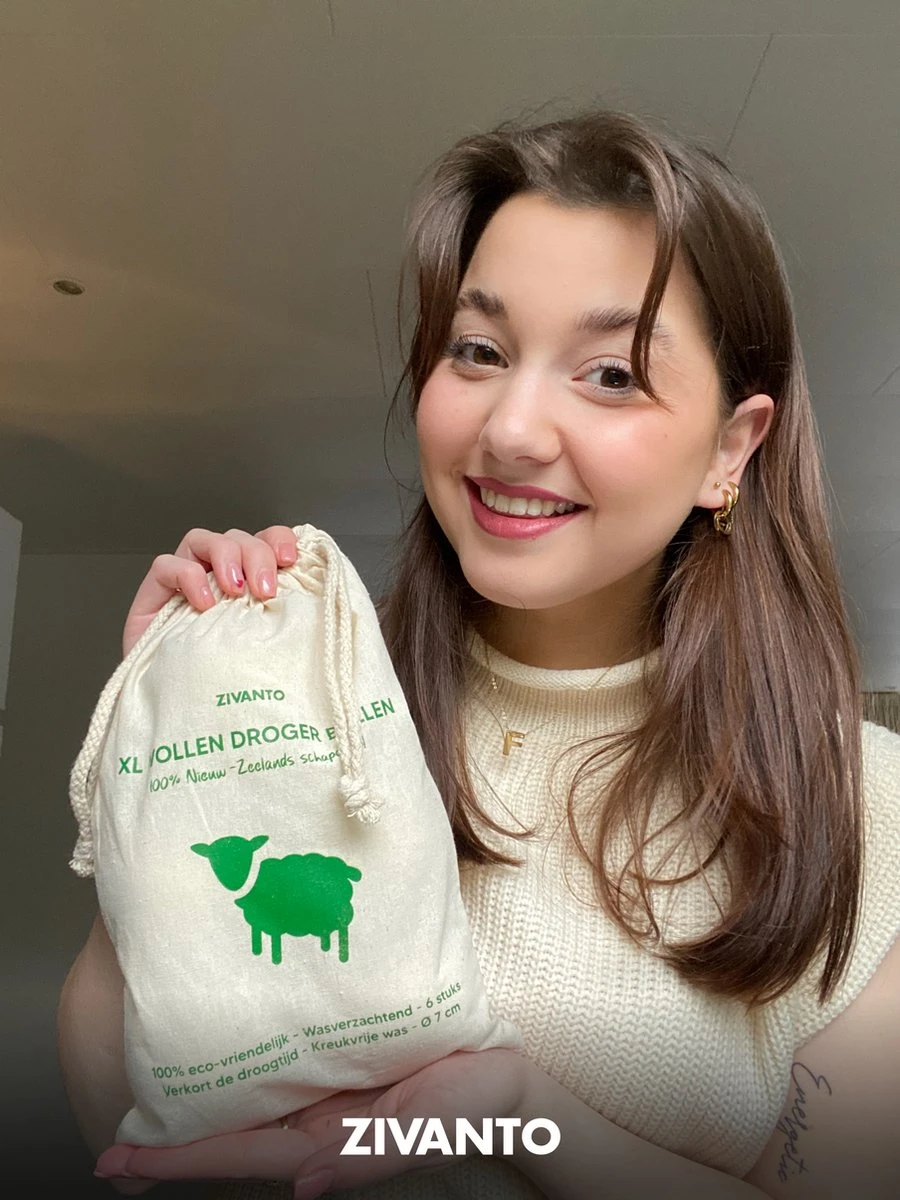 Drogerballen - Droogballen Voor Wasdrogers - Wasdrogerballen, Wasbollen & Wasballen - 100% Diervriendelijk, Duurzaam & Herbruikbaar - Duurzaam Cadeau - Energie Besparen - RWS Wol & Zero Waste - 6 Stuks Van Zivanto 8 Drogerballen - Droogballen Voor Wasdrogers - Wasdrogerballen, Wasbollen & Wasballen - 100% Diervriendelijk, Duurzaam & Herbruikbaar - Duurzaam Cadeau - Energie Besparen - RWS Wol & Zero Waste - 6 Stuks Van Zivanto - Afbeelding 6