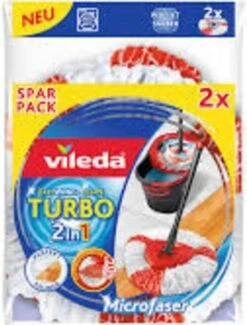 Vileda TURBO 2in1 - Vervanging - Microvezel - Bipack -Winkel Voor Dagelijkse Benodigdheden 913x1200 2
