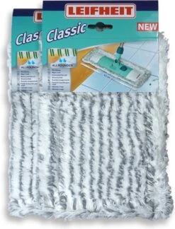 Leifheit Dweil Overtrek Vloerwisser 42 Cm Lang Droog - 2 Stuks