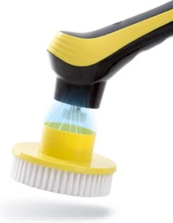 Merkloos Kibani Accu Schrobmachine 3.7V - Spin Scrubber - Elektrische Schrobber - Schrobborstel - Boenmachine - Polijstmachine - Luiwagen - Schrobber Met Steel - Poetsmachine Met 10 Opzetstukken - Multifunctionele Schrobborstel - Elektrische Dweil -Winkel Voor Dagelijkse Benodigdheden 933x1200