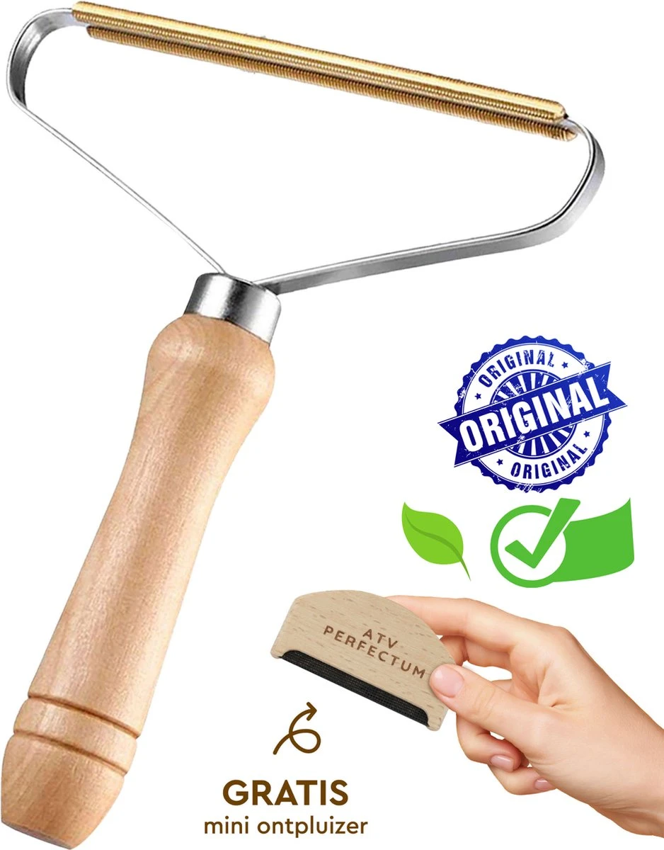ATV PERFECTUM Super Ontpluizer 3.0 - Pluizen Verwijderaar – Inclusief Mini Ontpluizer – Ontpluizer Wol - Kleding Ontpiller – Duurzaam 3 ATV PERFECTUM Super Ontpluizer 3.0 - Pluizen Verwijderaar – Inclusief Mini Ontpluizer – Ontpluizer Wol - Kleding Ontpiller – Duurzaam