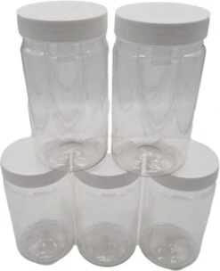Ariko Jar | Lichtgewicht Kunststof Pot Met Schroefdeksel | 750ml | Potje Met Witte Deksel | Voorraadpot | Hervulbaar -Winkel Voor Dagelijkse Benodigdheden 974x1200 4