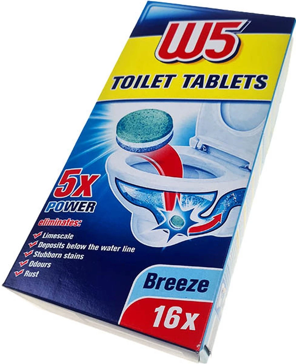2x WC Tabs - Krachtig Actief, 3-in-1 Toilet Cleaning Tabs 100% Reiniging 3 2x WC Tabs - Krachtig Actief, 3-in-1 Toilet Cleaning Tabs 100% Reiniging