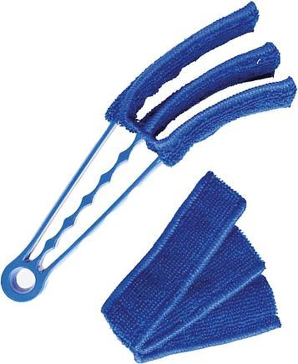 Musthave Gadget Blauw - Professionele, Jaloezie & Lamellen Reiniger - Lamellen Borstel - Stof Verwijderaar - Jaloezie Stoffer - Incl. Extra Microvezeldoekje 6 Musthave Gadget Blauw - Professionele, Jaloezie & Lamellen Reiniger - Lamellen Borstel - Stof Verwijderaar - Jaloezie Stoffer - Incl. Extra Microvezeldoekje - Afbeelding 4