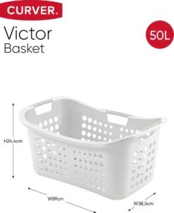 Curver Victor Wasmand Ergo 50L Wit 10 Curver Victor Wasmand Ergo 50L Wit -Winkel Voor Dagelijkse Benodigdheden 984x1200 3
