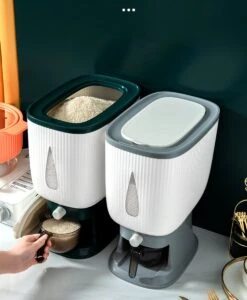 Deluqse Rijst Dispenser - Rijst Container - Grijs - Voedsel Dispenser - Rijst Opbergdoos - Rijst Bewaren - Rijst Opberg Container 16 Deluqse Rijst Dispenser - Rijst Container - Grijs - Voedsel Dispenser - Rijst Opbergdoos - Rijst Bewaren - Rijst Opberg Container -Winkel Voor Dagelijkse Benodigdheden 988x1200 2