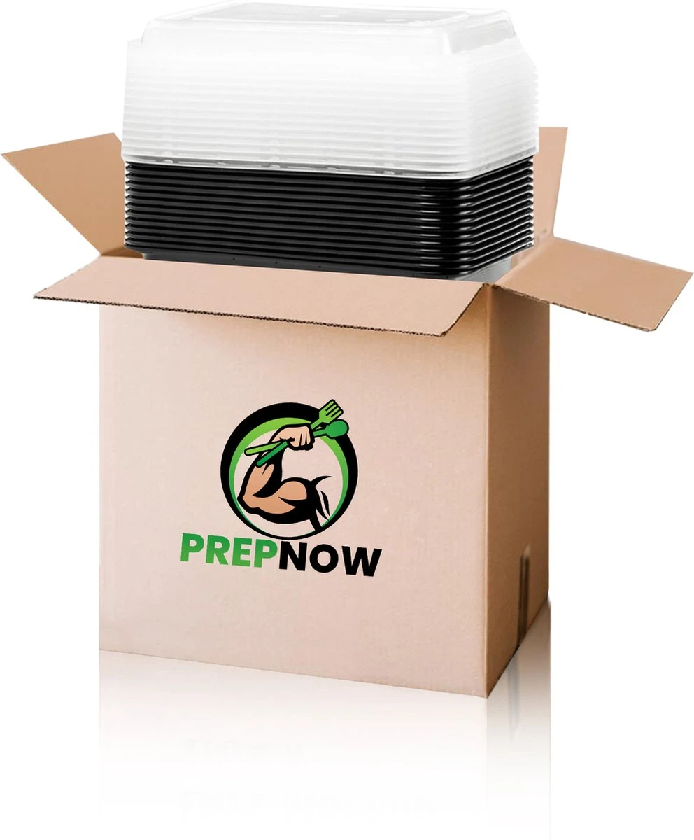 Meal Prep Bakjes - 15 Stuks - 1 Compartiment - Vershouddoos - Lunchbox - Plastic Bakjes Met Deksel - Magnetronbestendig - Vaatwasserbestendig - Vriezerbestendig 8 Meal Prep Bakjes - 15 Stuks - 1 Compartiment - Vershouddoos - Lunchbox - Plastic Bakjes Met Deksel - Magnetronbestendig - Vaatwasserbestendig - Vriezerbestendig - Afbeelding 6