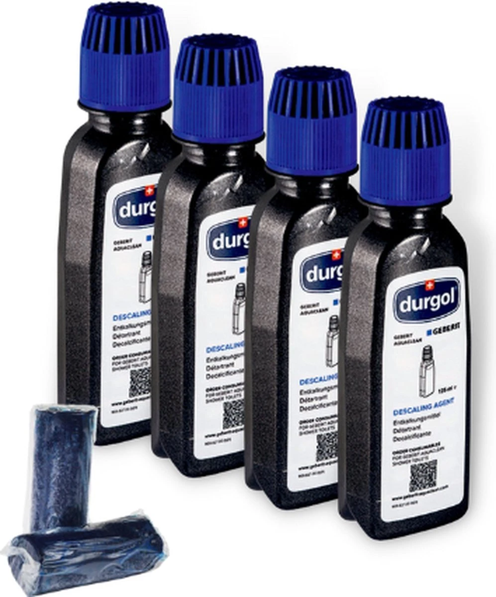Geberit Aquaclean Ontkalkingsmiddel En Duofresh Sticks - 4 Flesjes + 2 Gratis Geberit DuoFresh Sticks - Toilet Ontkalking - Geberit Toilet Ontkalker 3 Geberit Aquaclean Ontkalkingsmiddel En Duofresh Sticks - 4 Flesjes + 2 Gratis Geberit DuoFresh Sticks - Toilet Ontkalking - Geberit Toilet Ontkalker